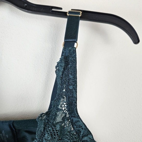 ThirdLove Lace Contour Plunge Bra Size 40E/40DD Green - Picture 3 of 7